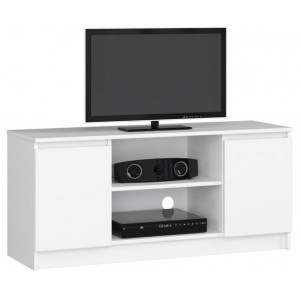 Szafka Rtv K 120cm 2d 1p Biała