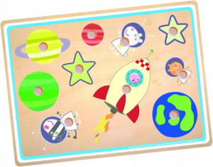 Kosmos Drewniana Układanka Świnka Peppa Peppa Pig