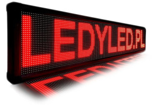 Tablica Reklama Świetlna LED EKRAN Panel 100x20 cm