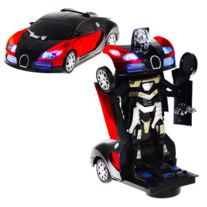 Interaktywne Auto Samochód Robot Transformer Gra