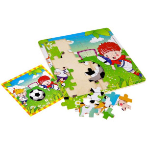 PUZZLE DREWNIANE edukacyjne Układanka dla dzieci