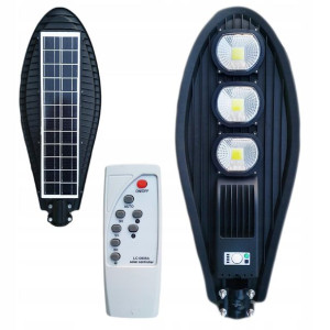 Lampa Uliczna Latarnia Solarna Led Pilot Z Czujką