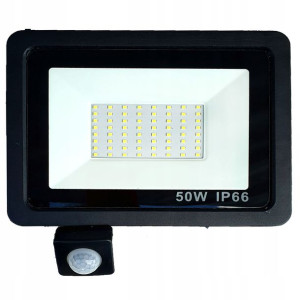 H03 Halogen Led 50w Z Czujką Lampa Naświetlacz