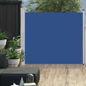Markiza boczna wysuwana 100x300cm niebieska