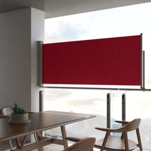 Markiza boczna wysuwana 100x300cm czerwona