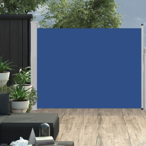Markiza boczna wysuwana 170x500cm niebieska