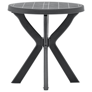 Stolik bistro antracyt Ø70cm plastikowy
