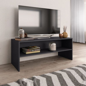 Komoda RTV szara płyta wiórowa 100x40x40cm