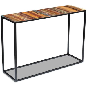 Stolik-konsola z drewna odzyskanego 110x35x76cm