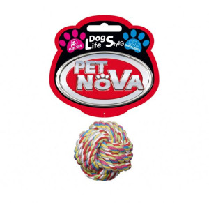 Piłka z sznurka PET NOVA Superdental 5 cm ROPE-BALL-5CM