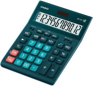 Casio Kalkulator Biurkowy Gr 12c-dg Ciemno Zielony