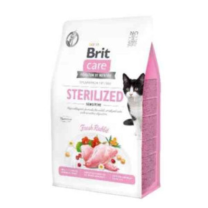Brit Care Grain Free Sterilized Sensitive z Królikiem Karma Dla Kota 7 kg