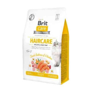 Brit Care Grain Free Adult Haircare z Łososiem Karma Dla Kota  7 kg