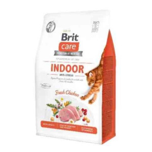 Brit Care Grain Free Adult Indoor Antistress z Kurczakiem Karma Dla Kota 7 