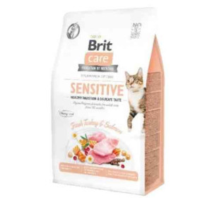 Brit Care Grain Free Sensitive Healthy Digestion&Delicate Taste z Indykiem