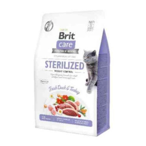 Brit Care Grain Free Sterilized Weight Control z Kaczką i Indykiem Karma Dl