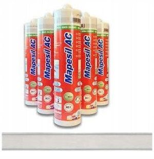 Mapei Silikon Mapesil Ac 103 Księżycowy Biały 310 Ml.