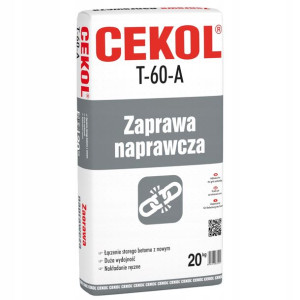 Cekol T-60a Zaprawa Szczepna Naprawcza Do Betonu 20 Kg