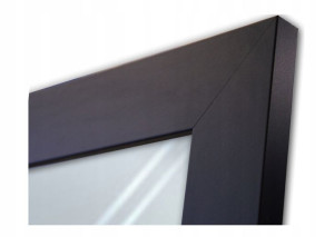 Lustro w szerokiej ramie 170x60 czarne