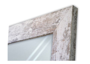 Lustro w szerokiej ramie 170x40 sosna antyk