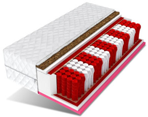 Materac DIAMONT 200x200 multipocket Kokos Visco
