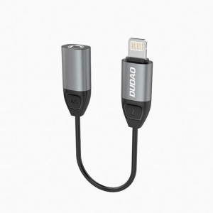 Dudao adapter słuchawkowy audio mini jack L17 gray