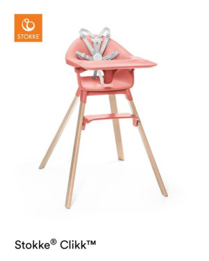 Stokke Clikk - krzesełko do karmienia | Sunny Coral