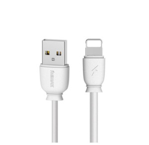 Kabel przewód USB - Lightning Remax Suji 2.1A 1 M (biały)