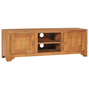 Szafka pod telewizor, 120x30x40 cm, lite drewno tekowe