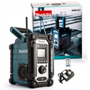 MAKITA Radio Budowlane DMR107+ ZASILACZ