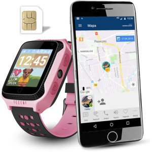 Smartwatch dla dzieci CALMEAN Child Watch Go, różowy
