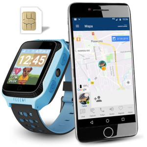 Smartwatch dla dzieci CALMEAN Child Watch Go, niebieski