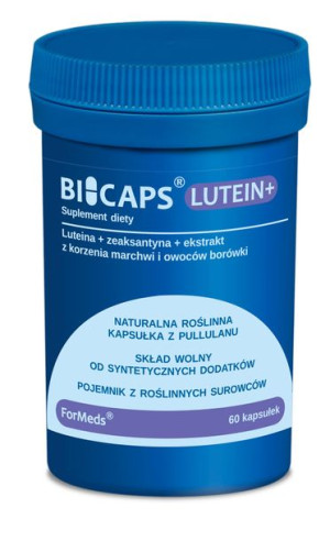 ForMeds BICAPS LUTEIN+ Ekstrakt z borówki, zeaksantyna, luteina - suplement