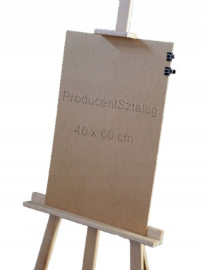 Rysownica 40 x 60 cm A2 Tablica szkic + 4 Klipsy