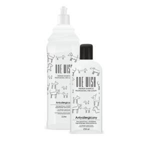 ONE WISH Szampon dla Psów z Alergią Bezwonny 250 ML