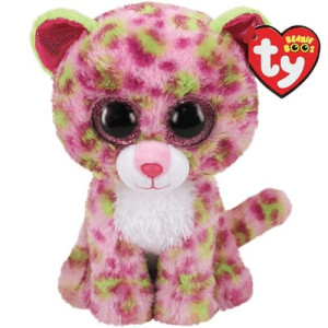 TY BEANIE BOOS Lainey różowy leopard 24cm