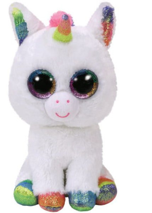 TY BEANIE BOOS jednorożec biały Pixy 24cm