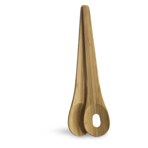 Łyżki do sałaty Sagaform, bambus, 32 cm