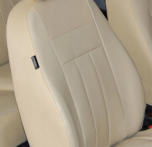 PRZODY Pokrowce samochodowe Eko AUDI A4 B5 BEŻ