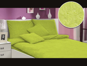Pościel frotte limonka 034/200x220