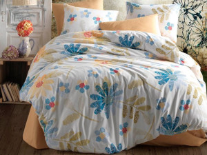 Pościel bawełniana MODERN FLOWERS/200x220 COTTONLOVE EXCLUSIVE