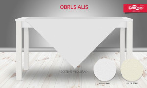 Obrus ALIS 110x160 Ecru Gładki