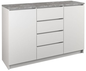 Komoda 2d4s B22 - Biel Beton