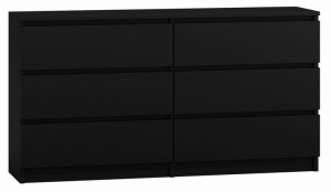 Komoda Malwa M6 140 - Czerń