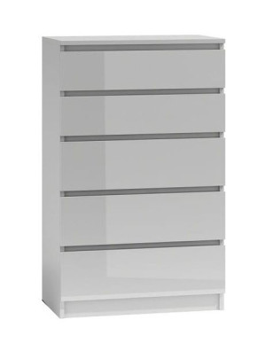 Komoda Malwa M5 - Biel Połysk