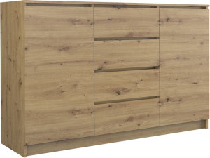 Komoda 2d4s 140 - Dąb Artisan