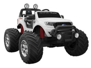 Hecht Ford Ranger Monster Truck White Samochód Terenowy Elektryczny Akumula