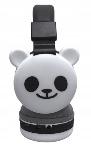 Słuchawki bezprzewodowe dla dzieci PANDA radio mp3