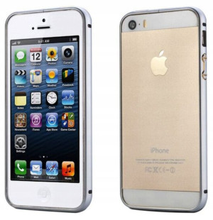 Bumper Ramka Etui Case Do Iphone 7 8 Srebrny