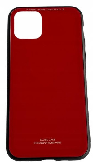Etui Szklane Glass Case Do Iphone 11 Pro Czerwone